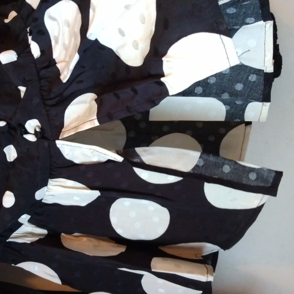 Topshop Jacquard Peplum Blouse Size 4 - Picture 17 of 17